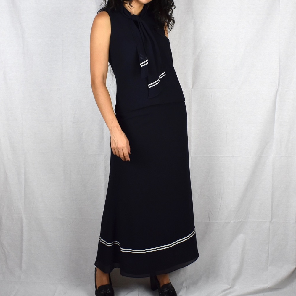 Adorable black sailor two piece